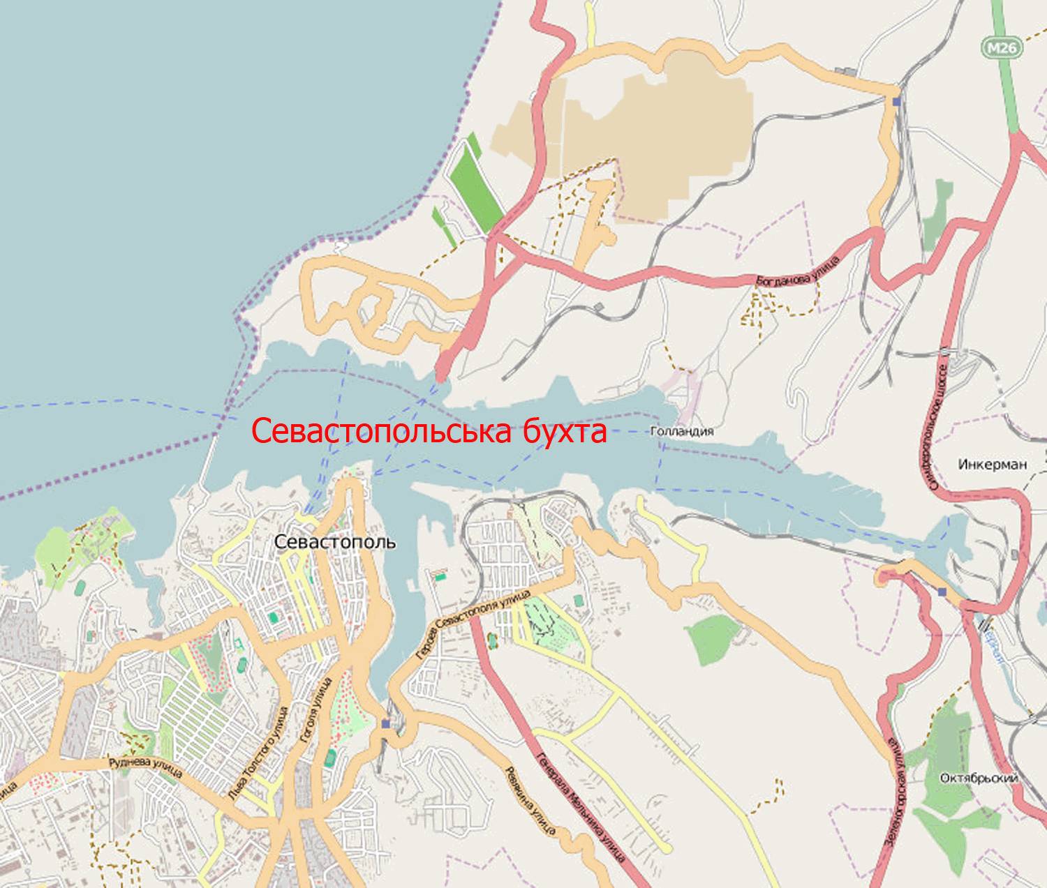 Городское шоссе 3 севастополь карта