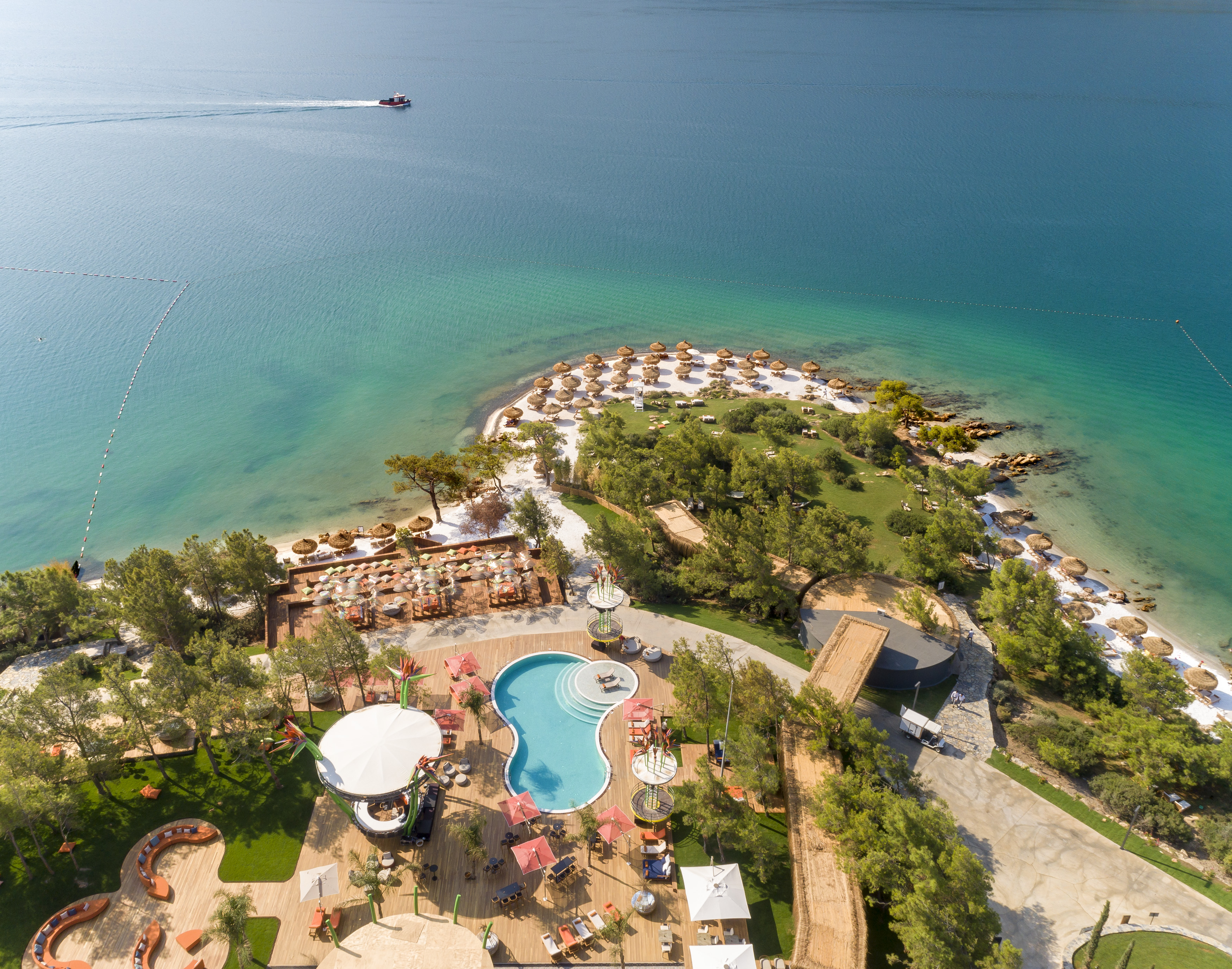 Lujo Bodrum Hotel пляж