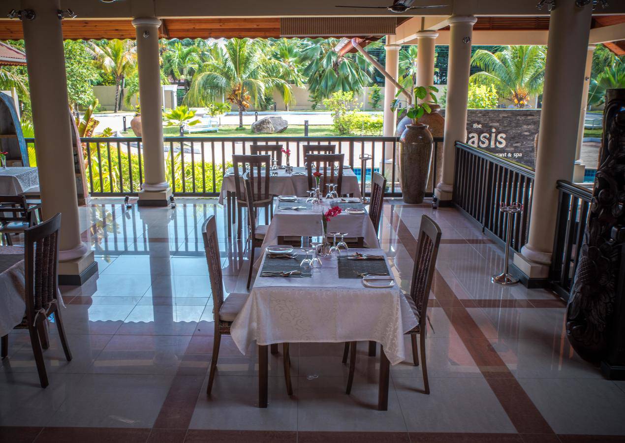 Ресторан спа. Bliss Hotel Mahe 4*. Dream Sunny Beach Resort and Spa restoran.